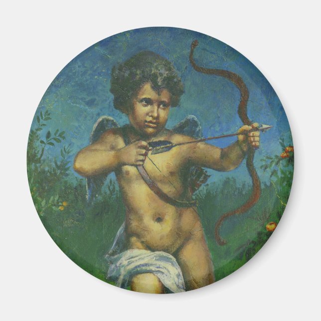 Imán Diseño de fresco cupido (Frente)