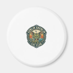 Imán Diseño de gatito lindo gato duende gremlin - Grem