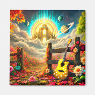 Imán Diseño de guitarra