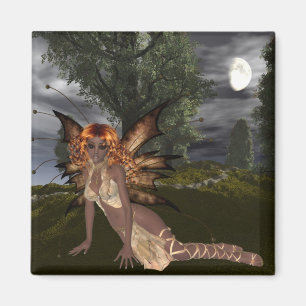 Imán Diseño de hadas nocturnas 1 - Fantasy Fae Magnet