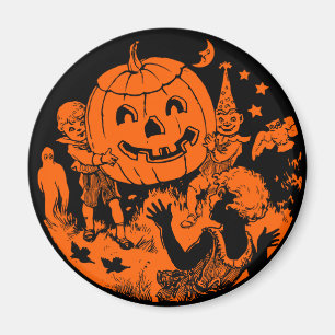 Imán Diseño de Halloween de los años 1920 - Magnet