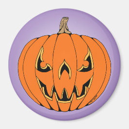 Imán Diseño de Halloween Scary Jack-o'-Lantern