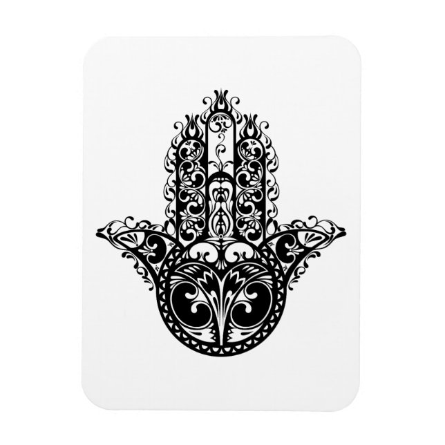 Imán Diseño de Hamsa decorativa (Vertical)