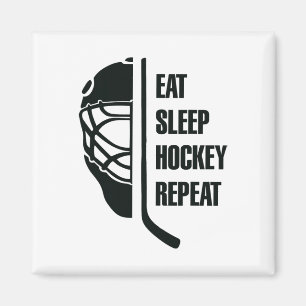 Imán Diseño de Hockey Negro Para Jugadores Profesionale