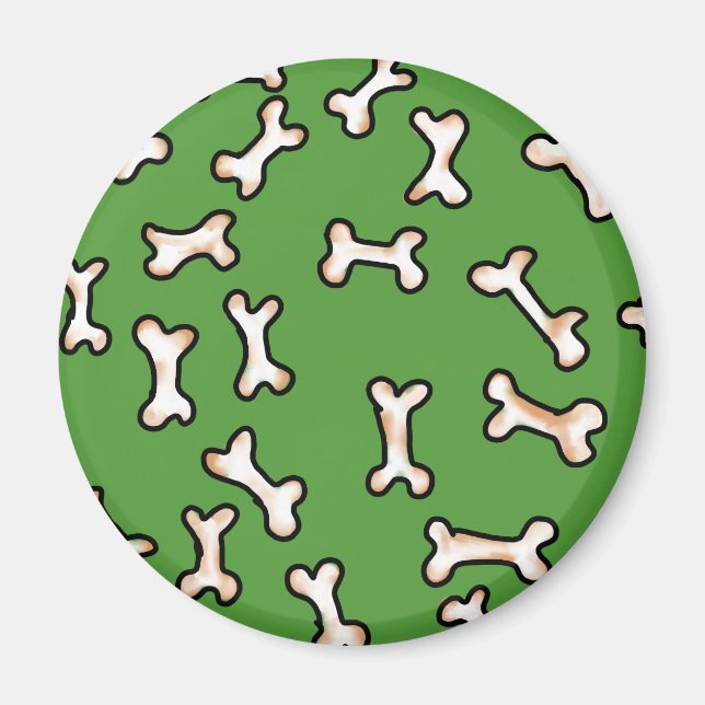 Imán Diseño de huesos (Frente)