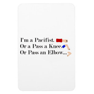 Imán Diseño de Humor Pacifista de MMA