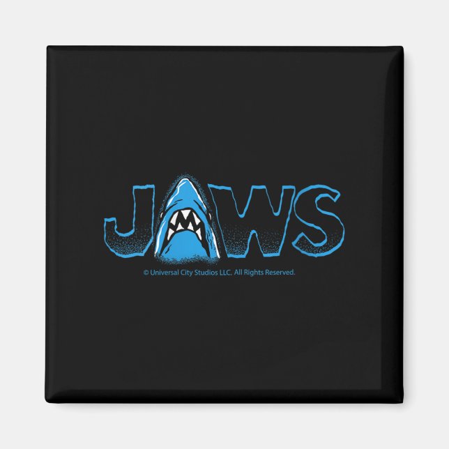 Imán Diseño de icono de película de tiburón clic Jaws 2 (Frente)