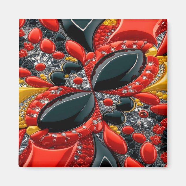 Imán Diseño de imanes con colores alemanes (Frente)