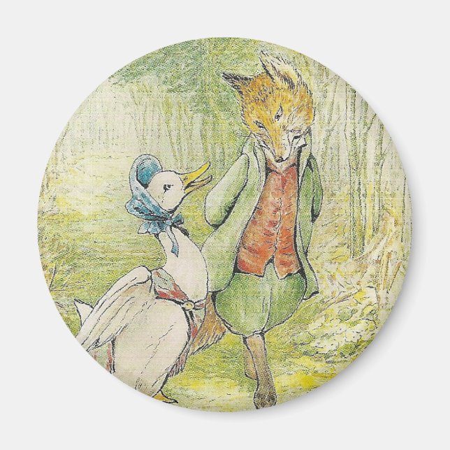 Imán diseño de imnet Beatrix potter (Frente)
