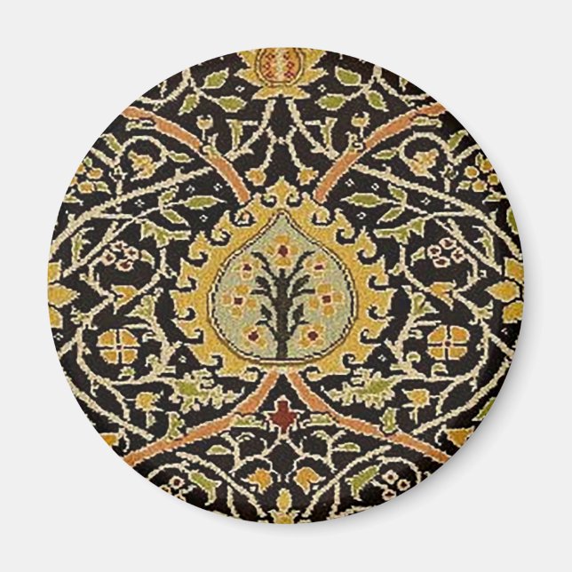 Imán Diseño de impresión de arte de alfombras persas de (Frente)
