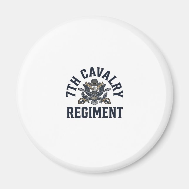 Imán Diseño de impresión de pecho del regimiento de cab (Frente)