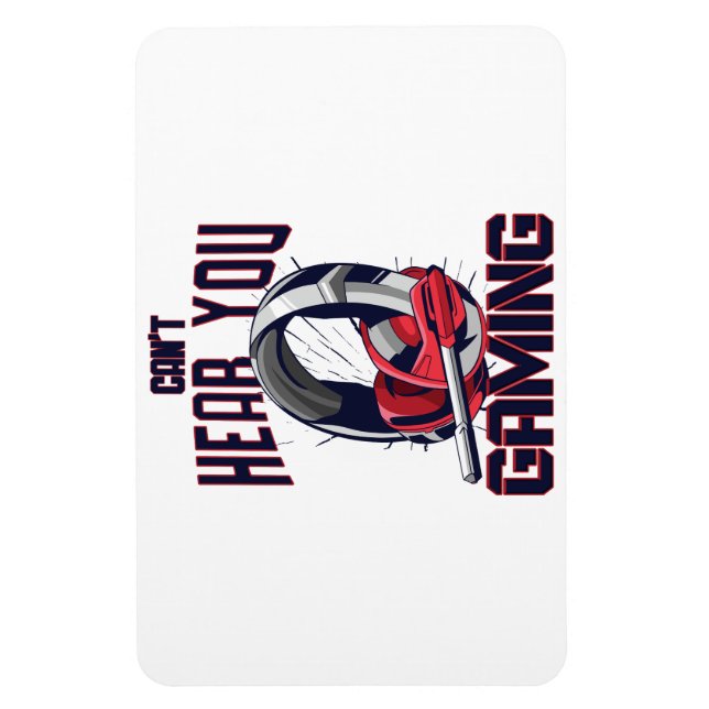 Imán Diseño de juegos con auriculares (Vertical)