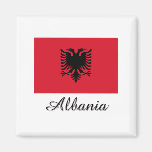 Imán Diseño de la bandera de Albania