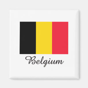 Imán Diseño de la bandera de Bélgica