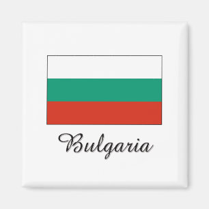 Imán Diseño de la bandera de Bulgaria