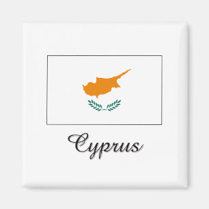 Imán Diseño de la bandera de Chipre
