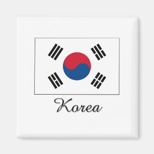 Imán Diseño de la bandera de Corea