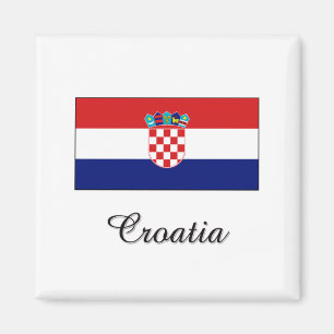 Imán Diseño de la bandera de Croacia