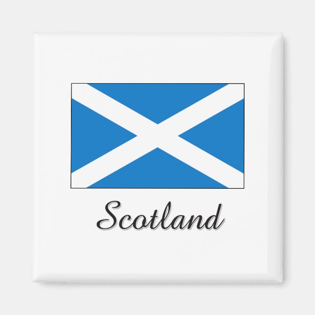 Imán Diseño de la bandera de Escocia (Frente)