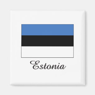 Imán Diseño de la bandera de Estonia