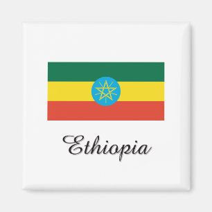Imán Diseño de la bandera de Etiopía