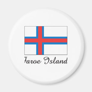 Imán Diseño de la bandera de Faroe Island