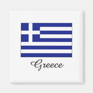 Imán Diseño de la bandera de Grecia