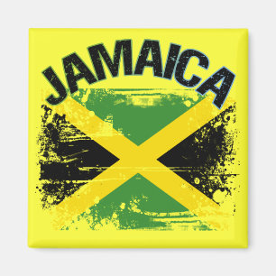 Imán Diseño de la bandera de Jamaica del estilo del