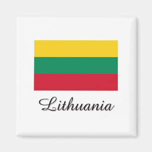 Imán Diseño de la bandera de Lituania