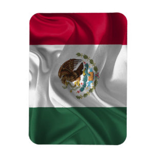 Imán Diseño de la bandera de México de Guay