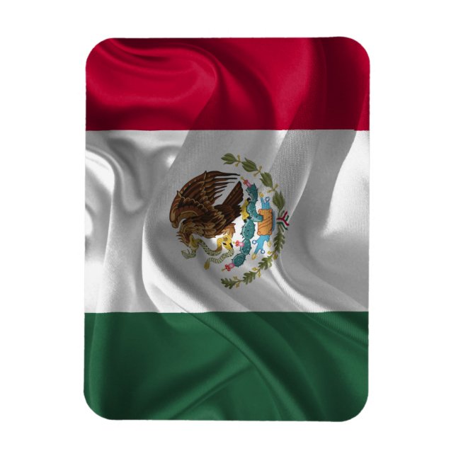Imán Diseño de la bandera de México de Guay (Vertical)