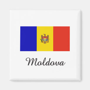 Imán Diseño de la bandera de Moldavia