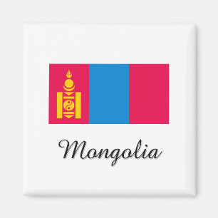 Imán Diseño de la bandera de Mongolia