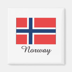 Imán Diseño de la bandera de Noruega