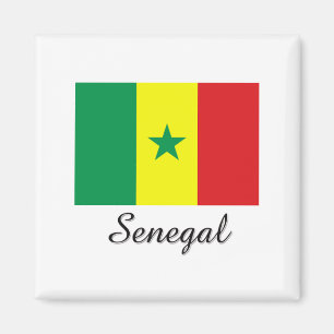 Imán Diseño de la bandera de Senegal
