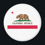 Imán Diseño de la bandera del estado de California<br><div class="desc">Este es un Diseño de Bandera Estatal de California presentado en una variedad de productos populares. Una gran idea de regalo para todas las ocasiones y para todo el mundo. Utilice el vínculo "Preguntar a este diseñador" para contactarnos con sus solicitudes de diseño especiales o para obtener ayuda con alguna...</div>