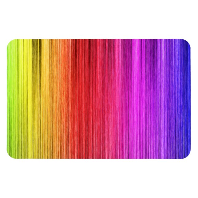 Imán Diseño de la cortina arcoiris (Horizontal)