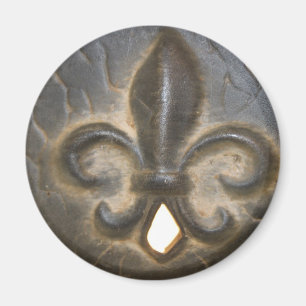Imán Diseño de la flor de lis