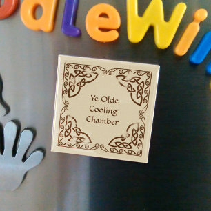 Imán Diseño de la frontera tribal del Knot celta de col