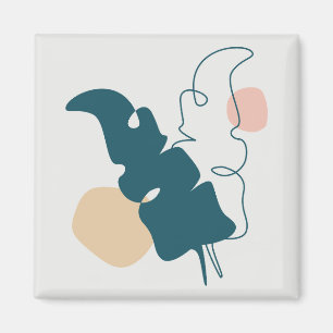 Imán Diseño de la hoja de oro