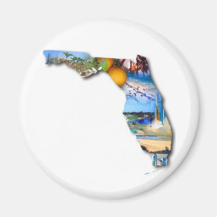 IMÁN DISEÑO DE LA IMAGEN DE LA FLORIDA