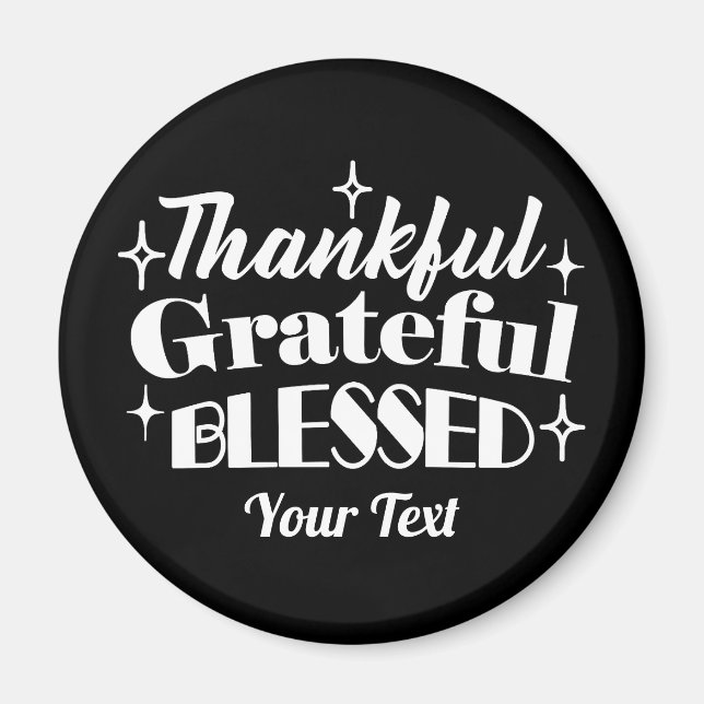 Imán Diseño de la oferta de Thankling editable (Frente)