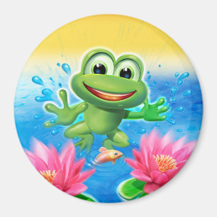 Imán Diseño de la rana de Fridge Magnet Leaping