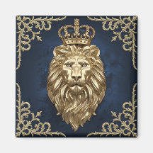 Diseño de León Regal - Decoración de lujo Navy Blu