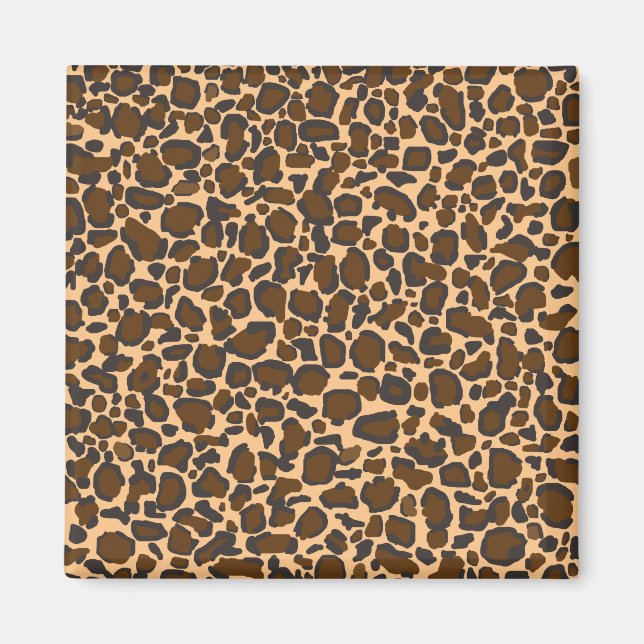Imán diseño de leopardo (Frente)