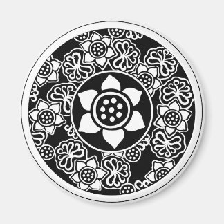 Imán Diseño de Lotus en chino