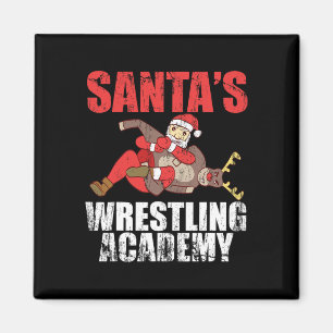 Imán Diseño de lucha de ring de lucha libre Santa Sport