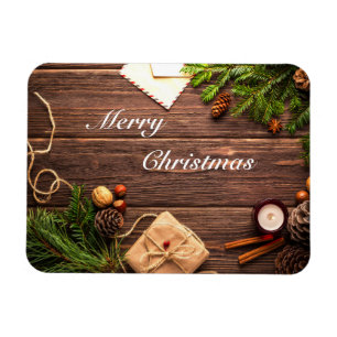 Imán Diseño de madera para navidad