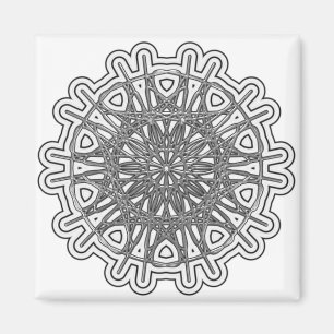 Imán Diseño de Mandala Ultra Guay #1