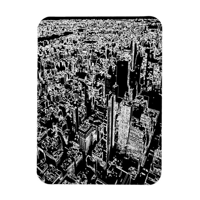 Imán Diseño de Manhattan (Vertical)